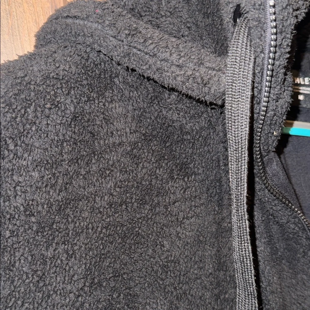 Athleta Black Teddy Jacket - Picture 3 of 4